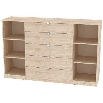 Комод Калисто(К34)1147х1802х468ручкаторцеваяТР-2(Венге-ДМ) / Калисто(K34)1147х1802х468ручкаторцеваяTR-2(Венге-ДМ)_1