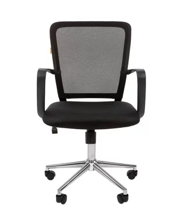 Кресло для оператора Chairman 698 chrome TW Черное_1