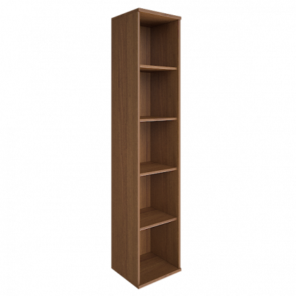Стеллаж высокий угловой Riva А.СУ-1 Орех Гварнери_0