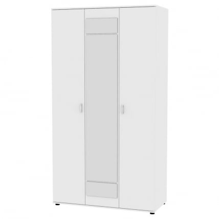 Шкаф распашный Алиса (H5_M) 2230х1200х540 ручка скоба 96мм (Белый)_0