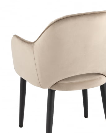 Стул Венера диамант велюр Шампань_6