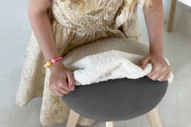 Набор детский Зайка MK-0019 белое дерево/белый (плюш)_13