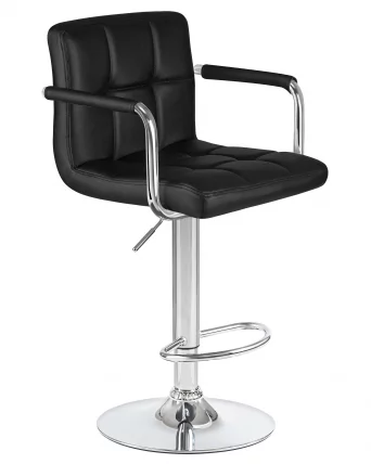 Стул барный DOBRIN KRUGER ARM Черный_1
