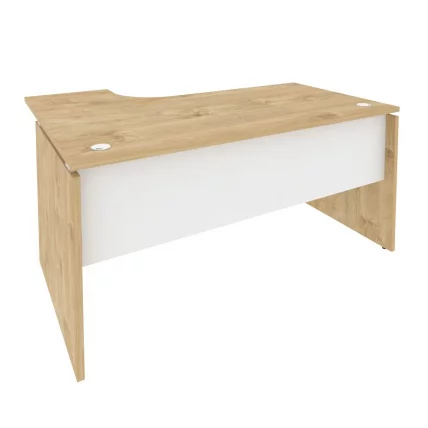 Стол эргономичный правый ONIX O.SA-4R Тиквуд Светлый/Белый_0