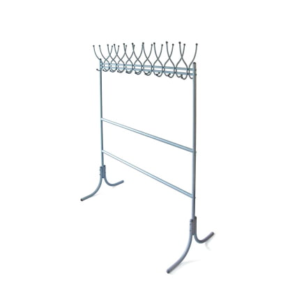 Вешалка напольная М 12 Алюминий_0