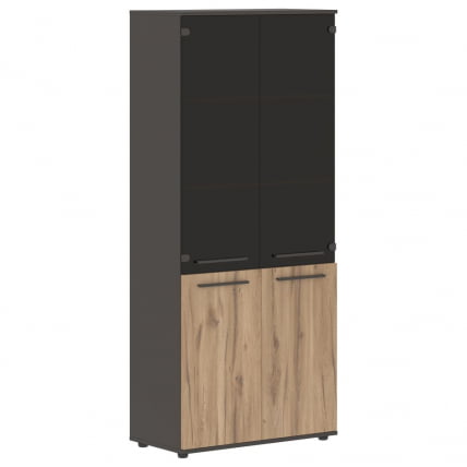 Шкаф комбинированный EDIS EHCS 85.2 Дуб Денвер светлый Мокко Мокко_0