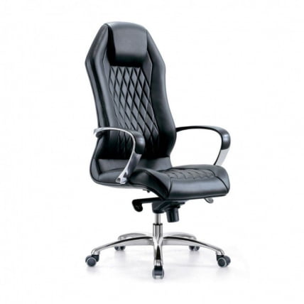 Кресло руководителя Бюрократ _Aura/Black_0