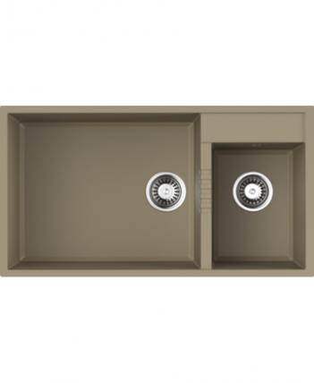 Мойка Omoikiri Tedori 85-2-U-Ch Tetogranit/Шампань_0