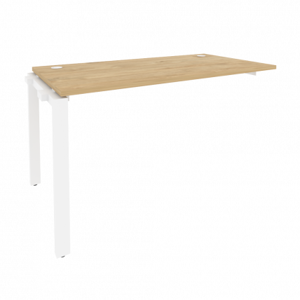 Наборный элемент рабочей станции на П-образном м/к ONIX O.MP-1.NRS-3.7 Тиквуд Светлый/Белый_0