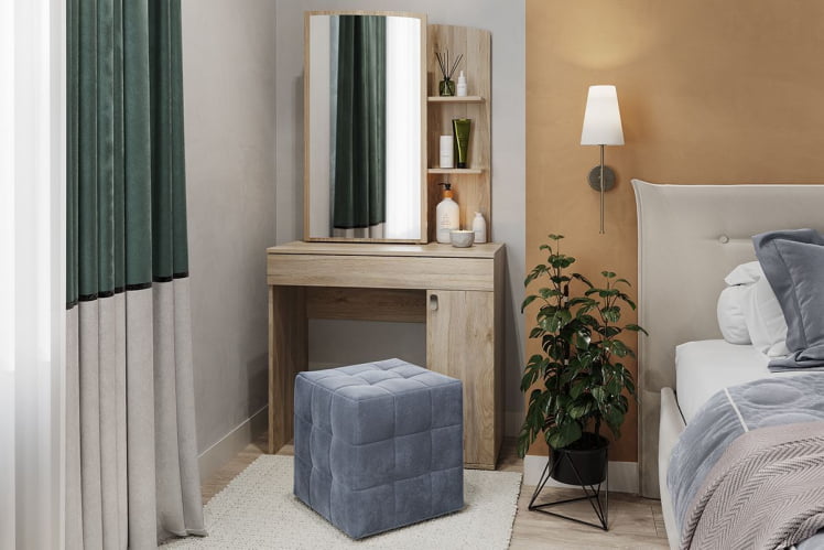 Пуф Рубик 2 PM-003.2 топаз (велюр)_1