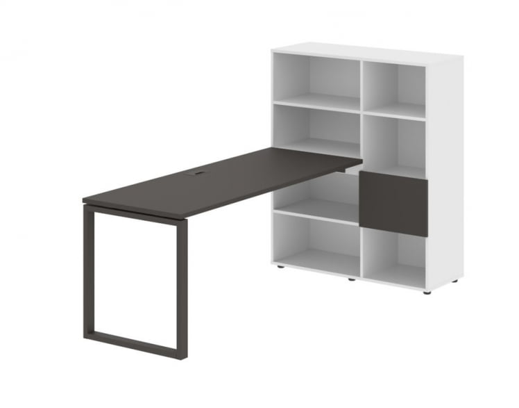 Рабочая станция EDIS EQRST 1117 Мокко Мокко Белый_0