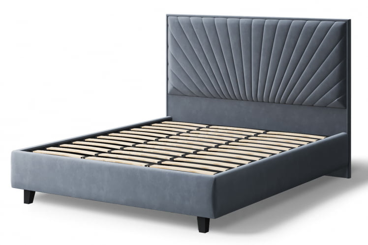 Кровать Леона, 2000x1600мм, серый_2