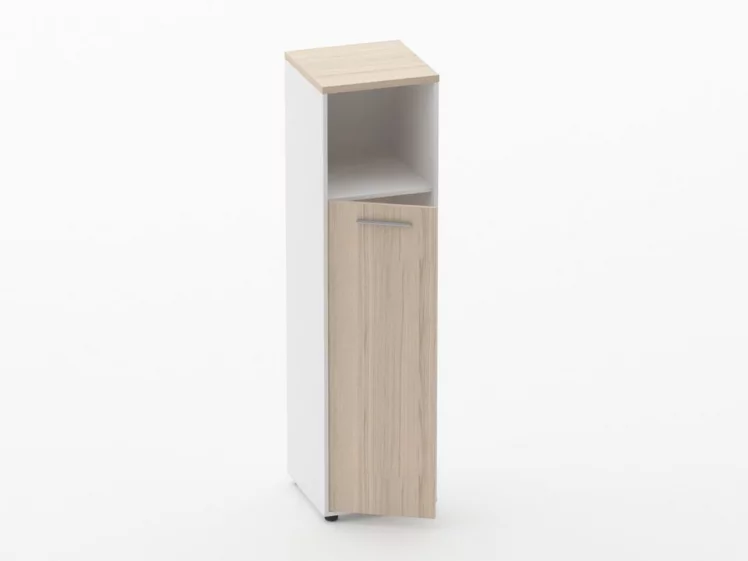 Шкаф 3 узкий закрытый с нишей Deka 10.16.13Л Туя/Белый_1