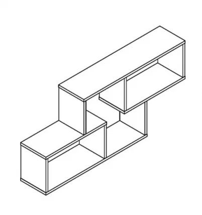 Полка навесная KWS 1150 Белый_1