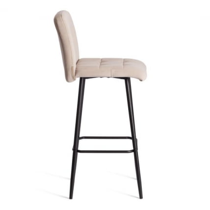 Барный стул Medeo/Медео велюр, бежевый, 7, 45х56х113 см_1