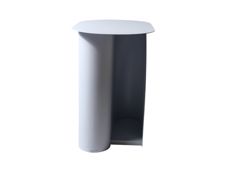 Журнальный столик Yvaine металл белый_2