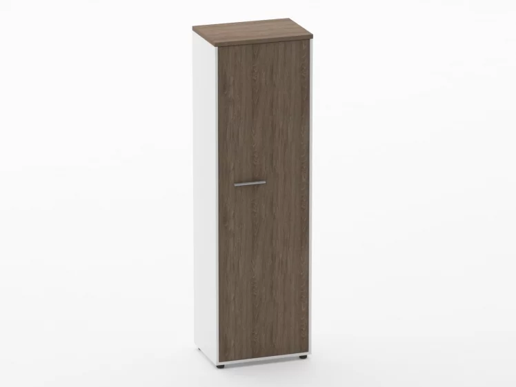 Шкаф для одежды 4 узкий Deka 10.19.302Пр Дуб Верцаска/Белый_0