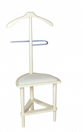 Вешалка костюмная с сиденьем В 26Н Слоновая кость_0