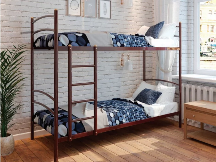 Кровать Хостел Duo 80х200 Синий_0