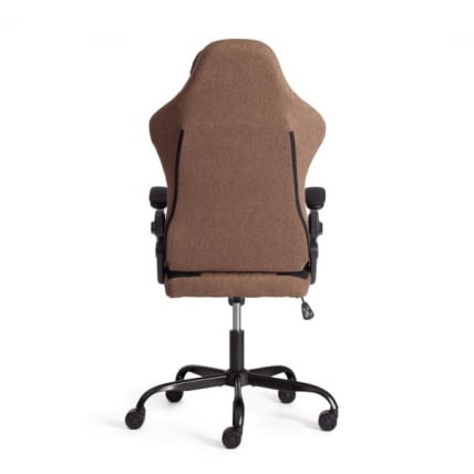 Кресло iWolf ткань, черный/коричневый_4