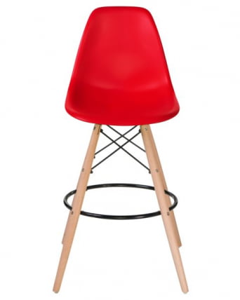 Стул барный DOBRIN DSW BAR (ножки светлый бук, цвет сиденья красный (R-02)) 2 шт_6