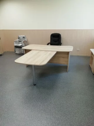 Стол руководителя Лидер 84.01 Дуб Кронберг_4