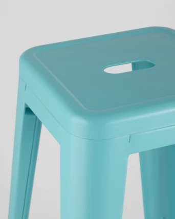 Стул барный Tolix Голубой матовый_4