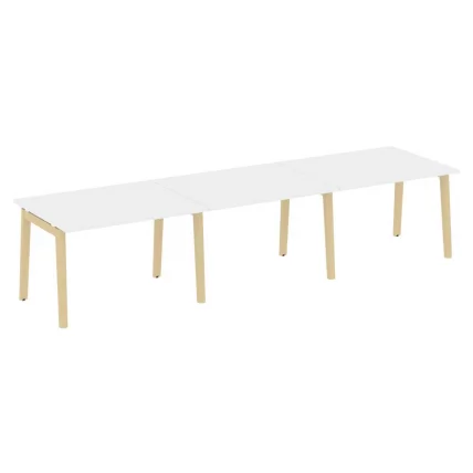 Стол переговорный (3 столешницы) ONIX WOOD OW.PRG-3.2 Белый Бриллиант/Светлый_0