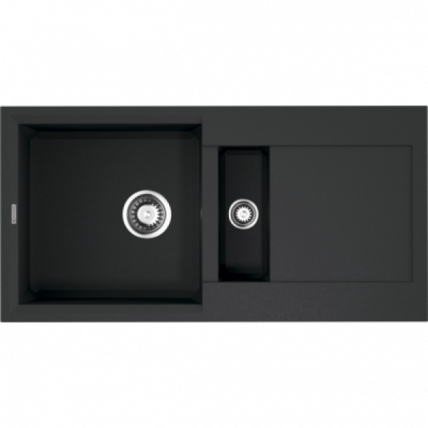 Мойка Omoikiri Sakaime 86-2-Bl Tetogranit/Черный_0