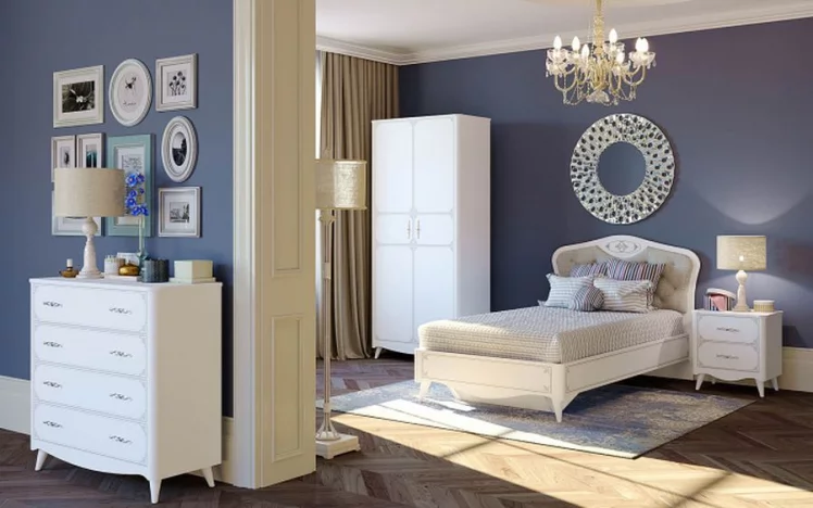 Комплект мебели для детской Элис №4 Белый_0