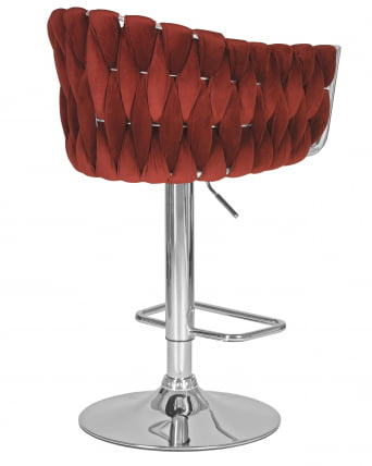 Стул барный DOBRIN MARCEL Винный велюр MJ9-35_3