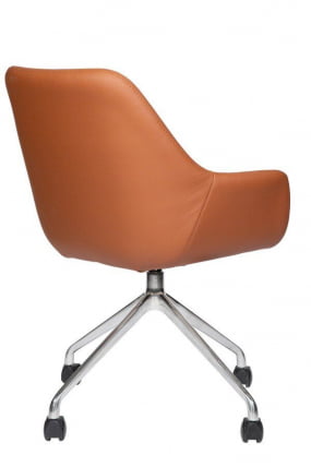 Кресло офисное МГ-24 В ХРОМ ПАУК 4 ЛУЧА_3