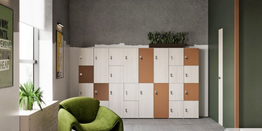 Комплект дверей низких (4 шт.) LEMO L-016 Карамель нюд_1