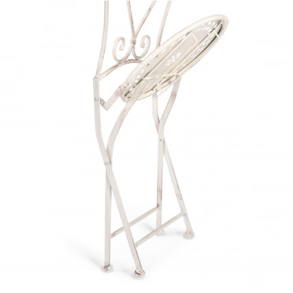 Комплект (стол + 2 стула) Secret de Maison Monique (mod. PL08-6241.6242) металл, стол:62*73, стул: 48*40*93, Античный белый (Antique White)_4