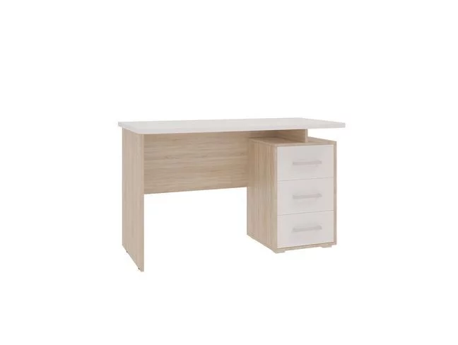 Стол компьютерный Лайт-2 модуль 03 Дуб сонома/Белый_0