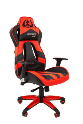 Кресло геймерское CHAIRMAN GAME 25 Черный-красный_0