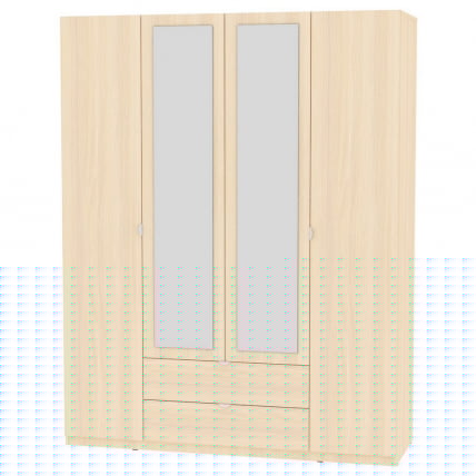 Шкаф распашный Р-230х180х45-2-ТР-М(ДМ) / R-230х180х45-2-TR-M(ДМ)_0