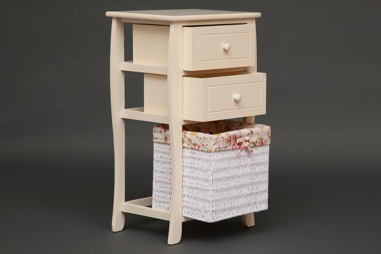 Тумба с корзиной и 2 ящиками Secret De Maison ARC 2 ( mod. HX16-827 S ) Слоновая кость_6