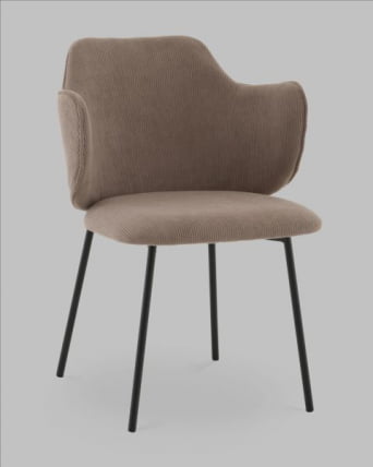 Стул Джиннет велюр капучино_0