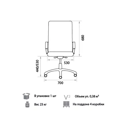 Офисное кресло Twist DF PLN PU17_1