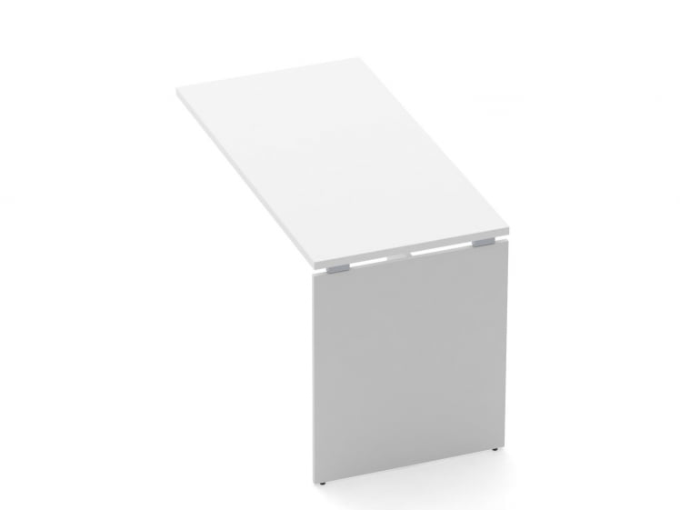 Брифинг-приставка для стола на ЛДСП опорах Deka 75.10.12 Белый_0