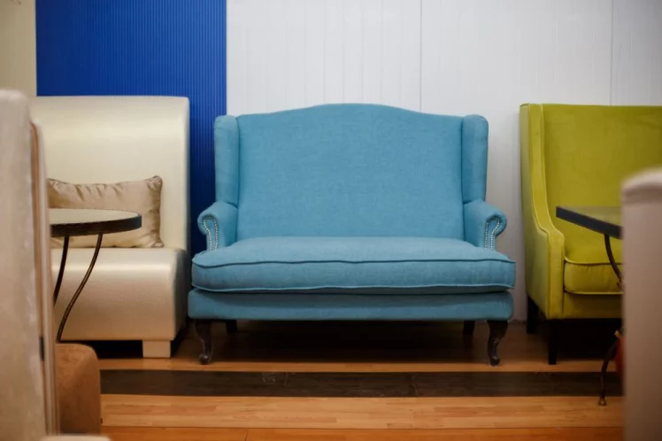 Диван двойной Денди Голубой_0