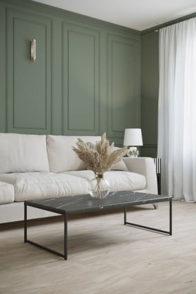 Стол журнальный Инсайд Черный мрамор / Черный_2