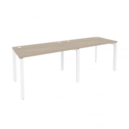 Рабочая станция на П-образном м/к ONIX O.MP-RS-2.2.7 Дуб Аттик/Белый_0
