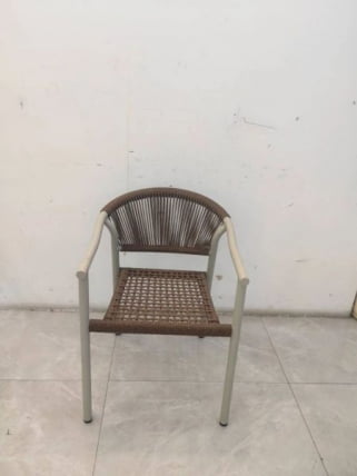 Стул Syna коричневый бежевые ножки_3