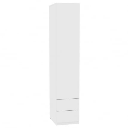 Шкаф распашный R-230х45х60-3-PO(Белый)_0