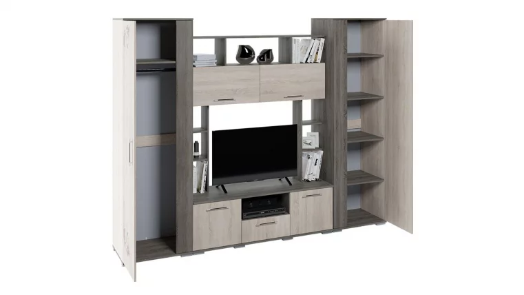 Набор мебели для общей комнаты Белла Дуб сонома с рисунком_1