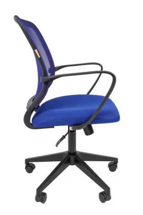 Кресло для оператора Chairman 698 black TW Синее_2