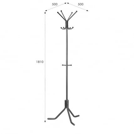Вешалка напольная Пико 3 Металлик_8