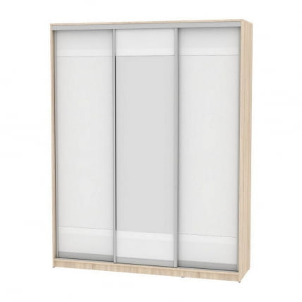 Шкаф-купе Б-220х180х60-3(ДСС-Белый-Д9Д10Д9) / B-220х180х60-3(ДСС-Белый-D9D10D9)_0